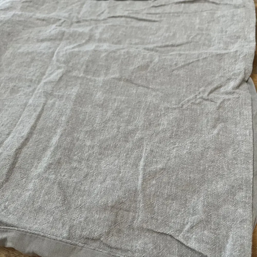 Magnolia Hearth & Hand Linen Blend King Pillowcase Pair Solid Heather Gray